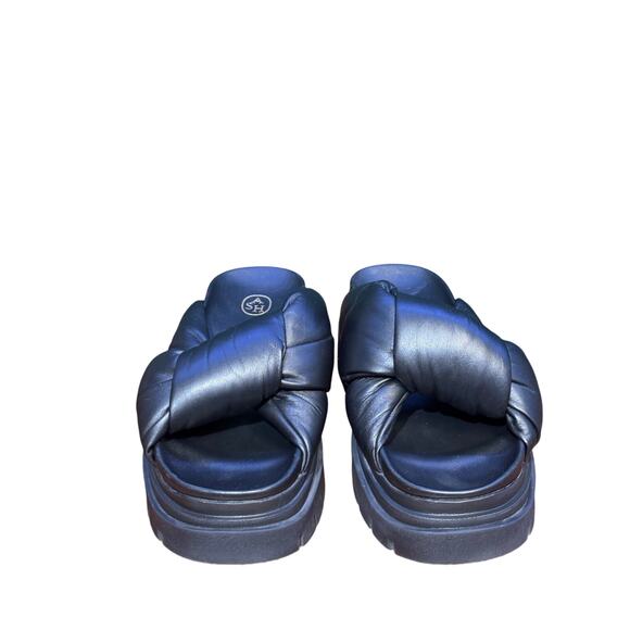 Women's Ash leather platform sandal size euro 41 - US 10 - Picture 2 of 8